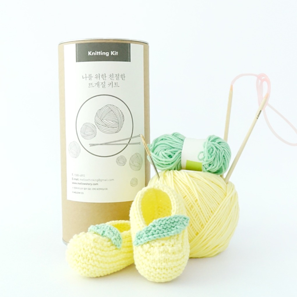 신생아 레몬덧신 - Knitting Kit