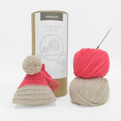폼폼 삼각파우치 - Knitting Kit