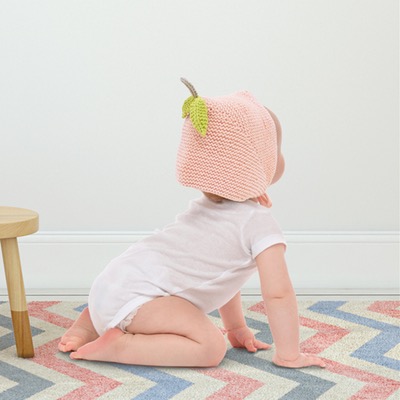 아기 과일 귀돌이 (레몬,복숭아)  - Knitting Kit