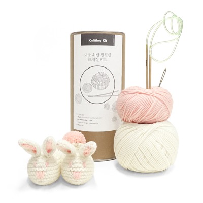 아기 토끼 덧신  - Knitting Kit