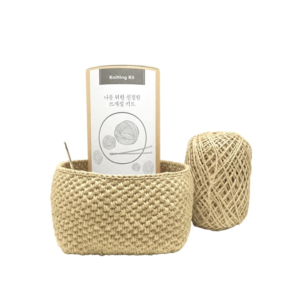 사각 바스켓 니팅키트 - Knitting Kit