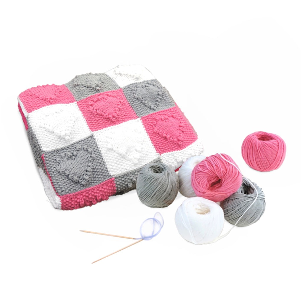 하트 블랭킷  - Knitting Kit