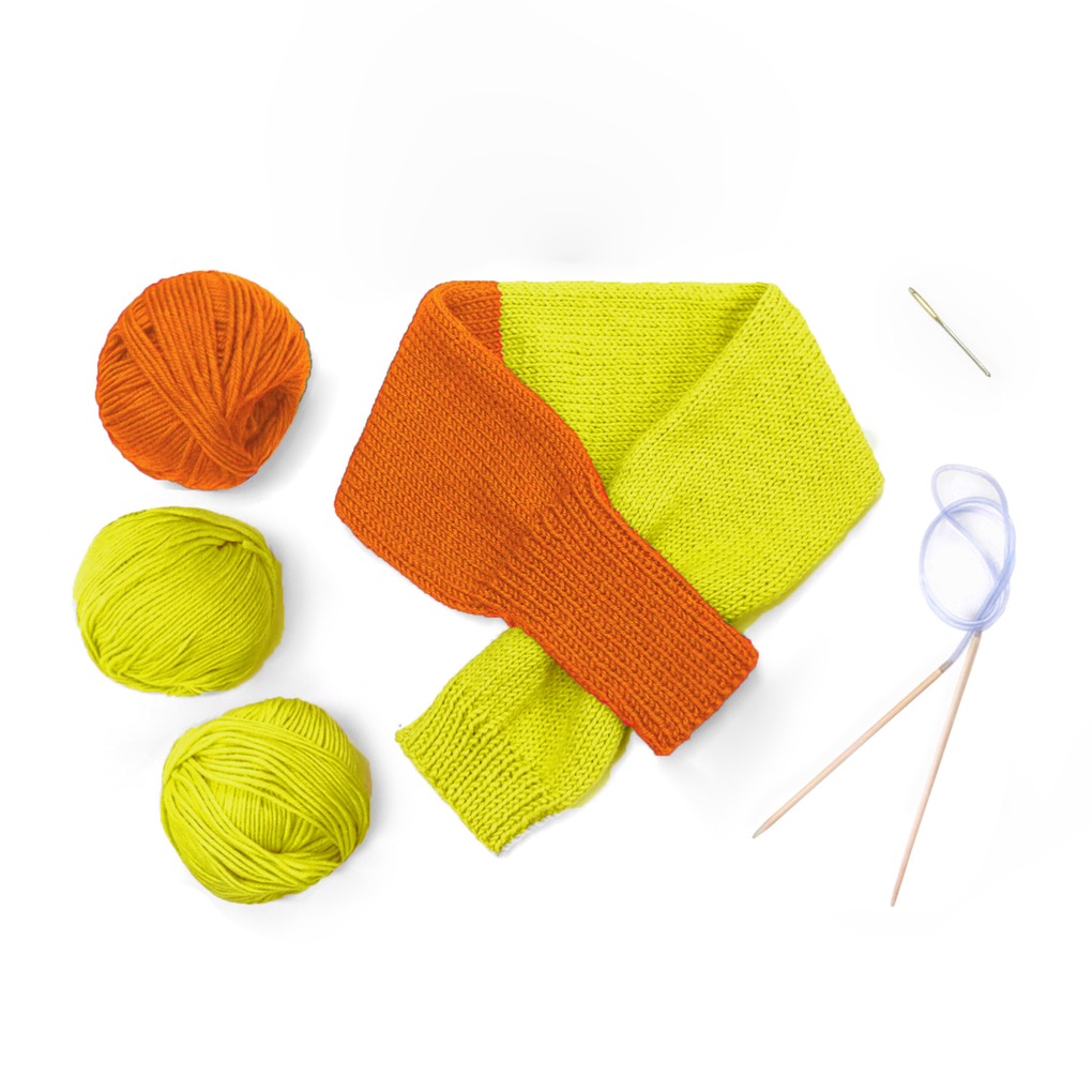 슬리브 쁘띠 스카프  - Knitting Kit