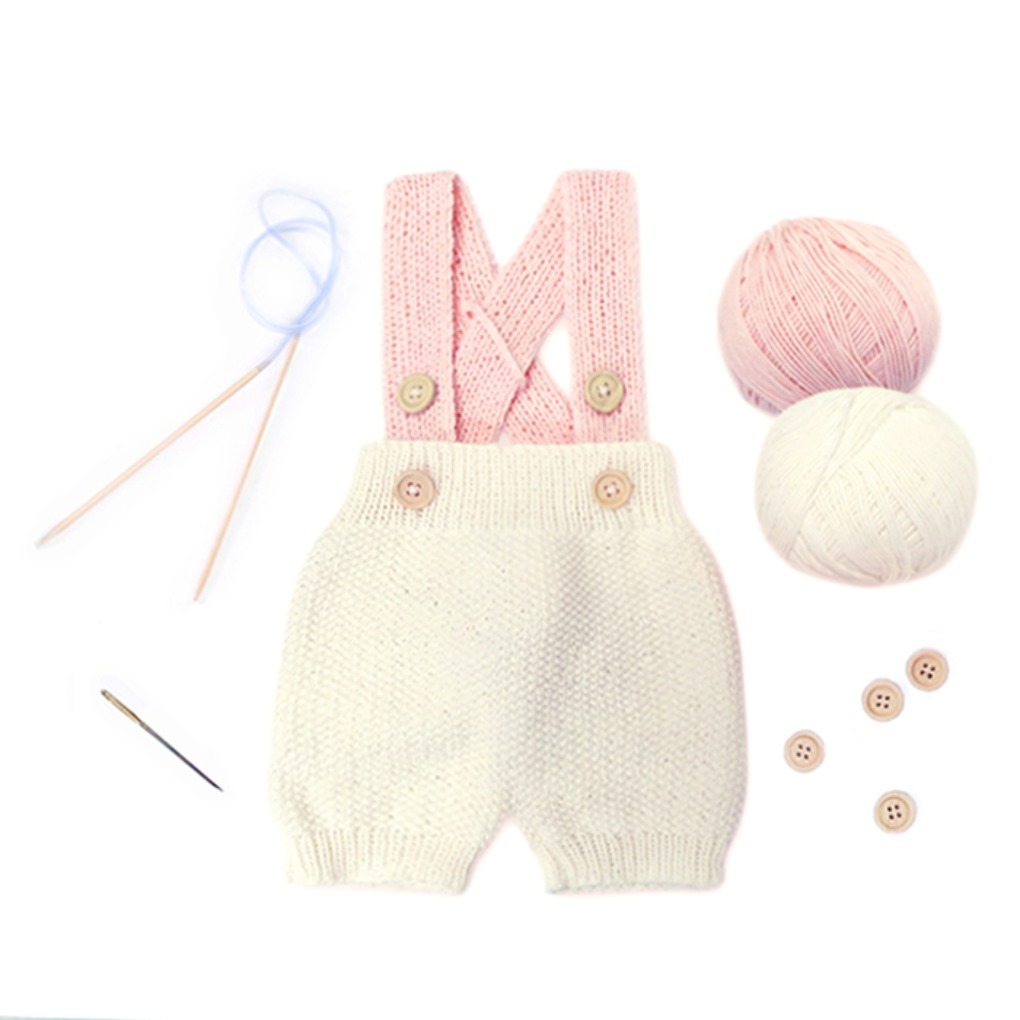 아기 토끼 롬퍼  - Knitting Kit