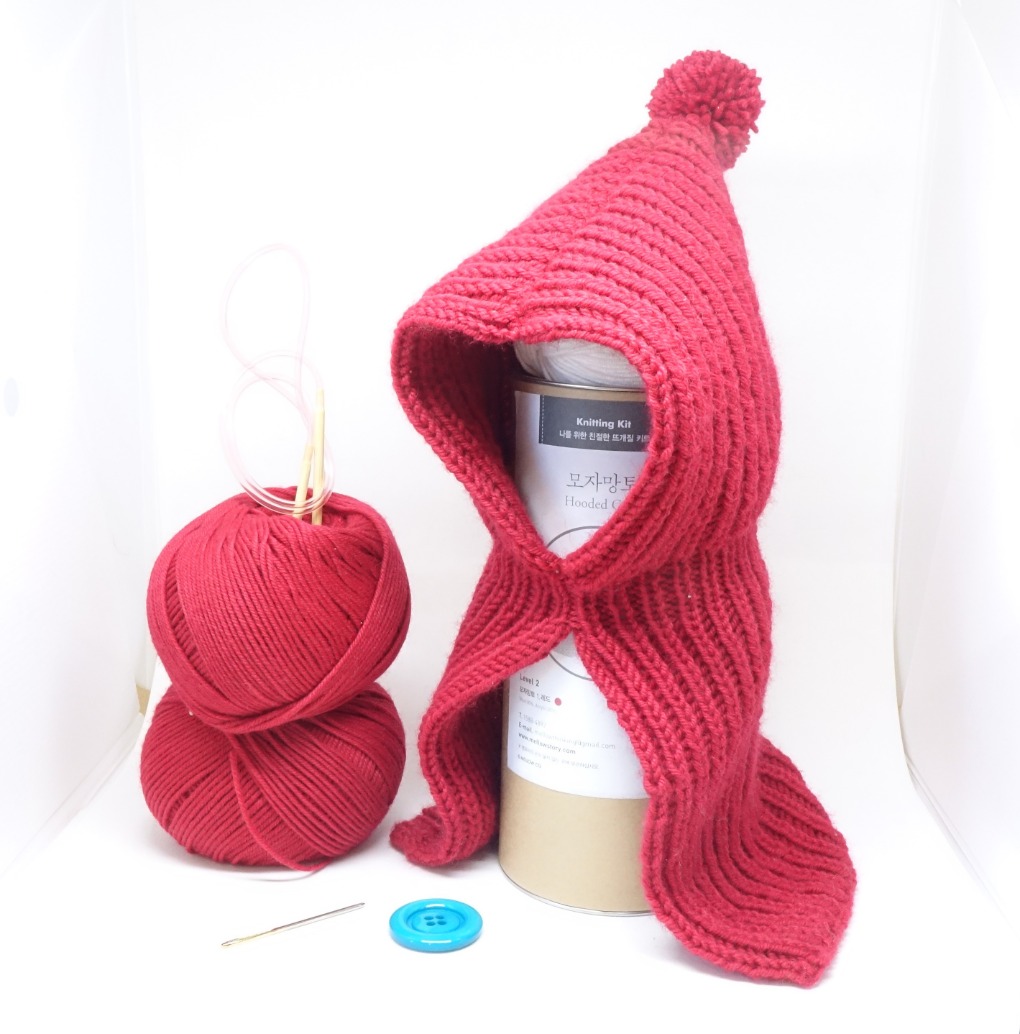 모자 망토 - Knitting Kit